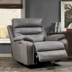 Dual Motor Swivel Rocker Recliner with Power Headrest - 330 lbs Capacity