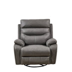 Dual Motor Swivel Rocker Recliner with Power Headrest - 330 lbs Capacity