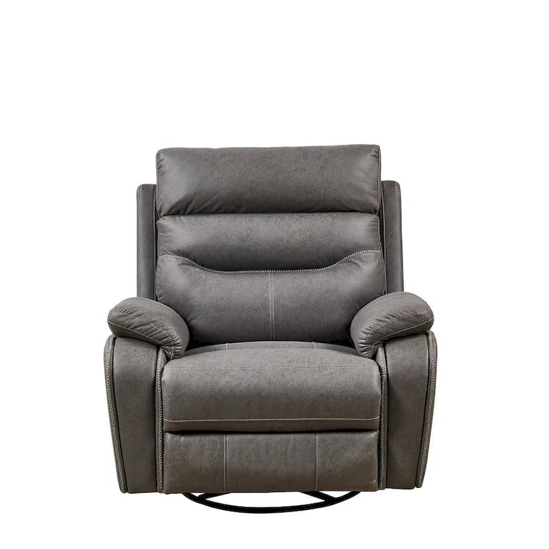 Dual Motor Swivel Rocker Recliner with Power Headrest - 330 lbs Capacity