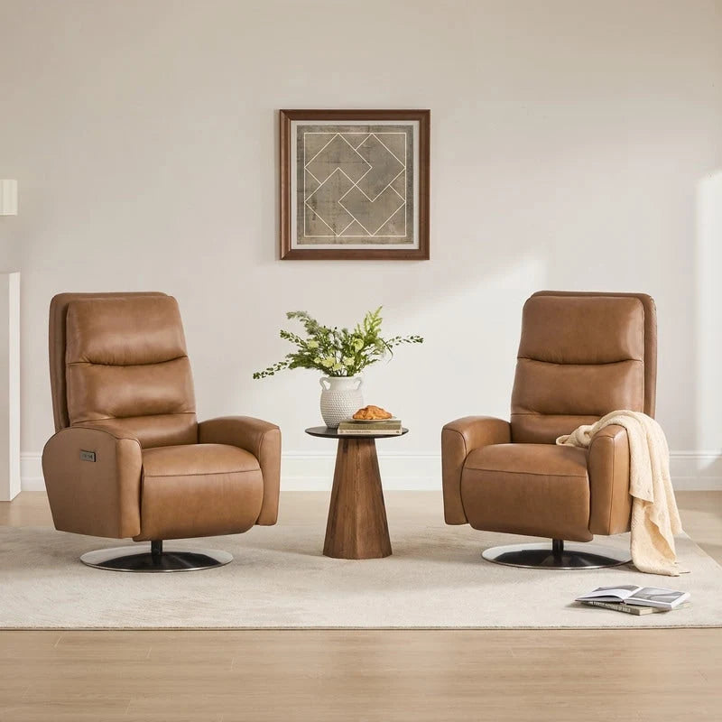 Dual Motor Power Swivel Recliner Lounge Chair