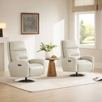 Dual Motor Power Swivel Recliner Lounge Chair