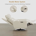 Dual Motor Power Swivel Recliner Lounge Chair
