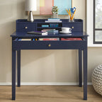 Compact Desk with Hutch - Multi-Color Options - Home Office