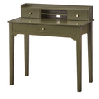 Compact Desk with Hutch - Multi-Color Options - Home Office