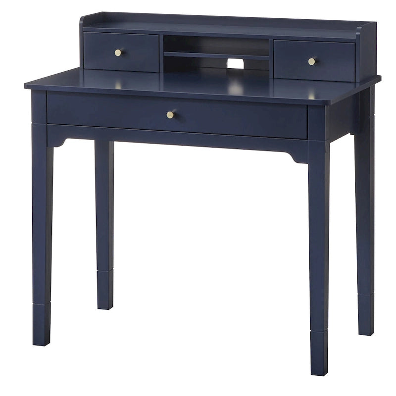 Compact Desk with Hutch - Multi-Color Options - Home Office