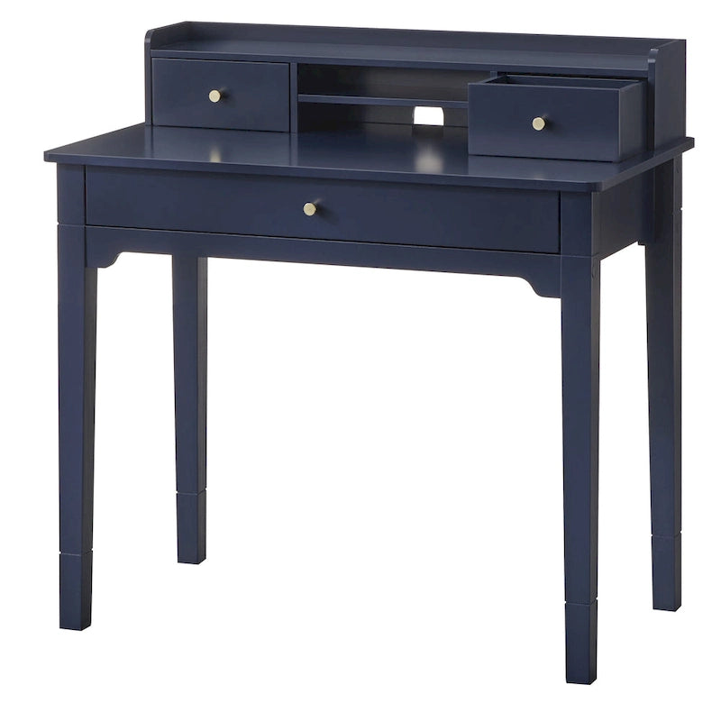 Compact Desk with Hutch - Multi-Color Options - Home Office