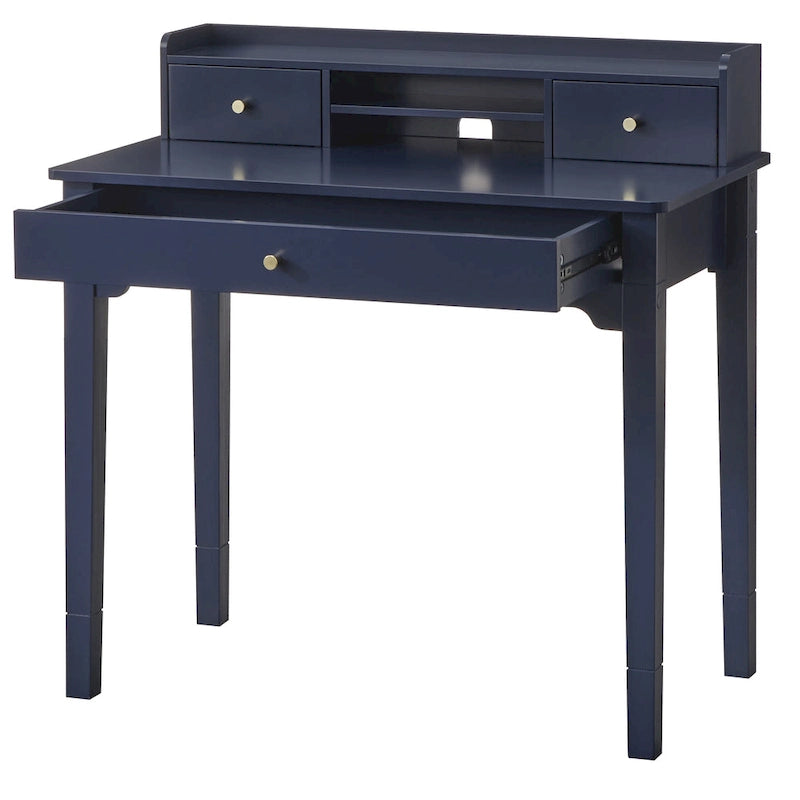 Compact Desk with Hutch - Multi-Color Options - Home Office