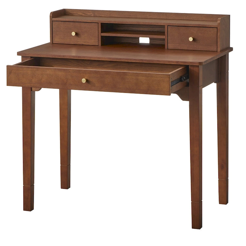 Compact Desk with Hutch - Multi-Color Options - Home Office