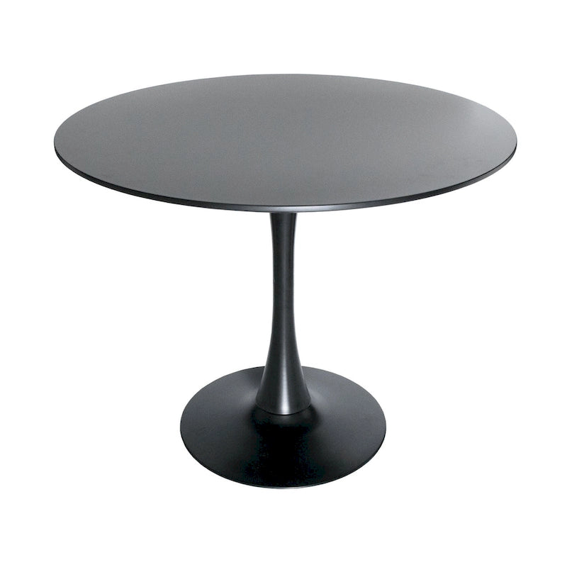 White Round Dining Set - 5 Piece with 4 Chairs