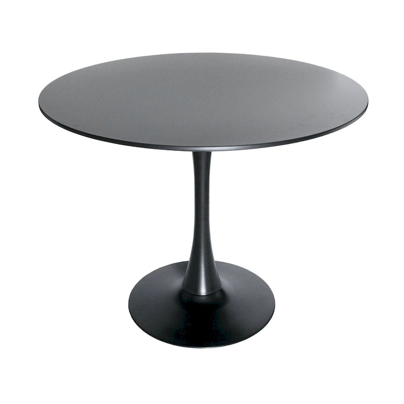 White Round Dining Set - 5 Piece with 4 Chairs