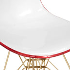 White Round Dining Set - 5 Piece with 4 Chairs