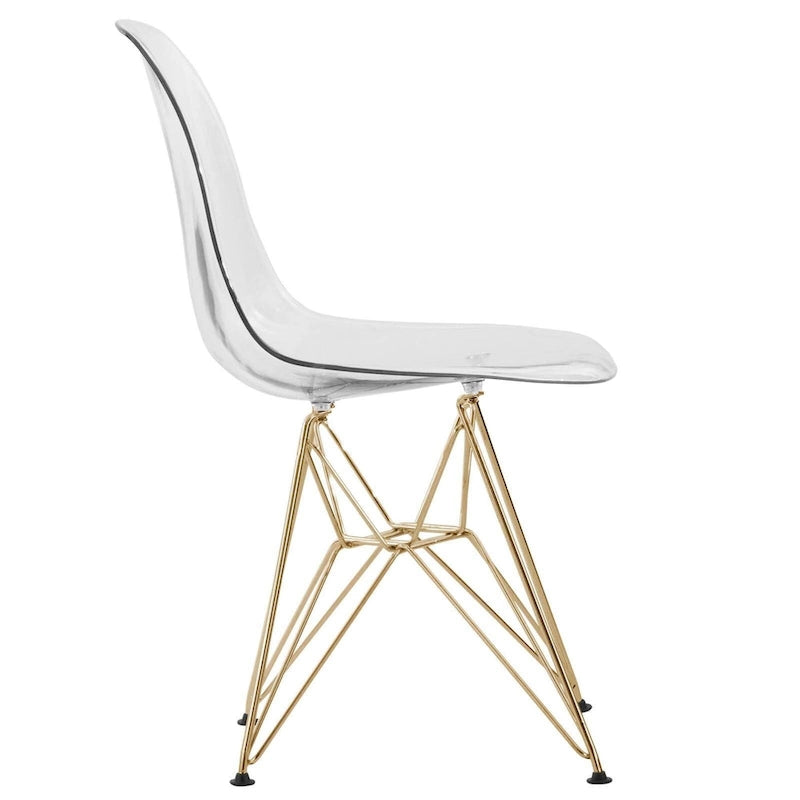 White Round Dining Set - 5 Piece with 4 Chairs