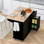 Kitchen Island with Drop Leaf