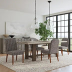 Rounded back Upholstered Dining chair-Single Pack