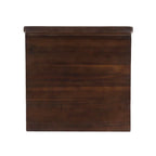 Modern indoor acacia wood bar stools (two-pack)