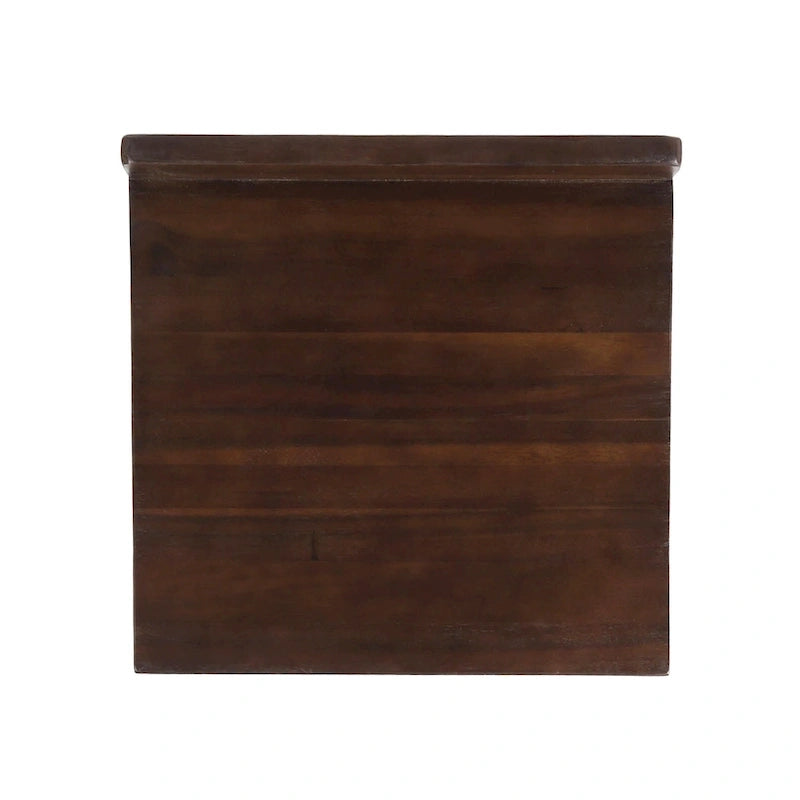 Modern indoor acacia wood bar stools (two-pack)