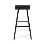 Modern indoor acacia wood bar stools (two-pack)