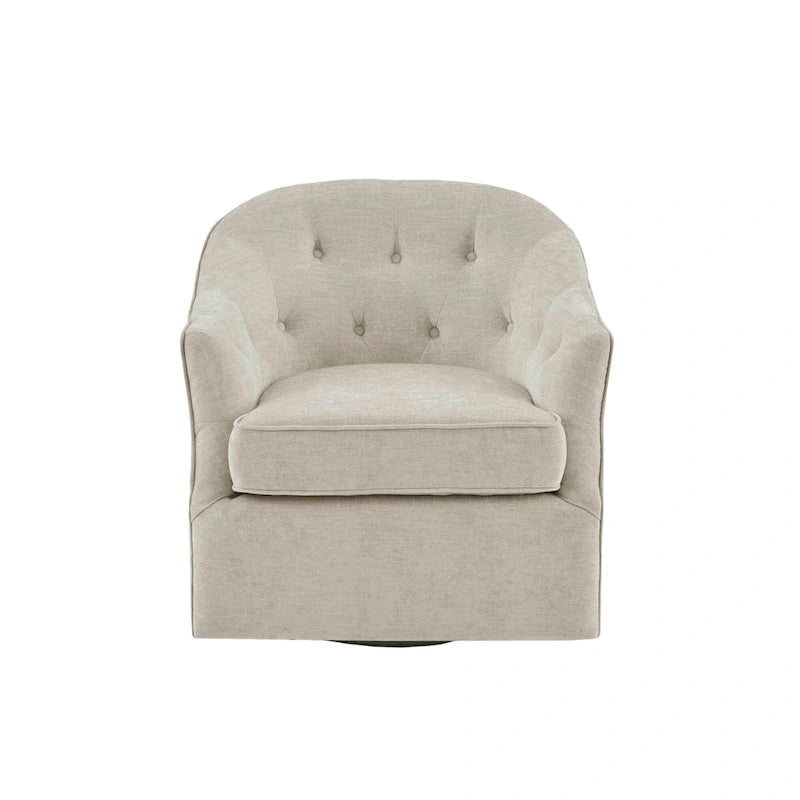 Tufted Swivel Accent Chair - Single Seater