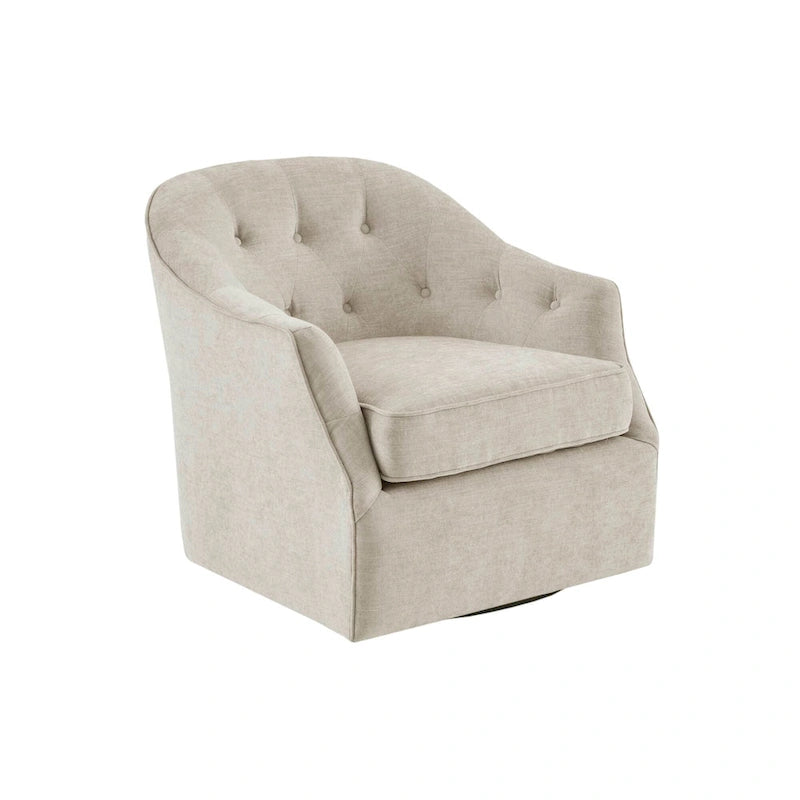 Tufted Swivel Accent Chair - Single Seater