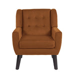 2 Set Modern Accent Chair Velvet Armchair