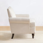 Modern Nailhead Accent Chair Arm Chairs Set of 2