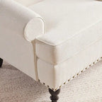Modern Nailhead Accent Chair Arm Chairs Set of 2