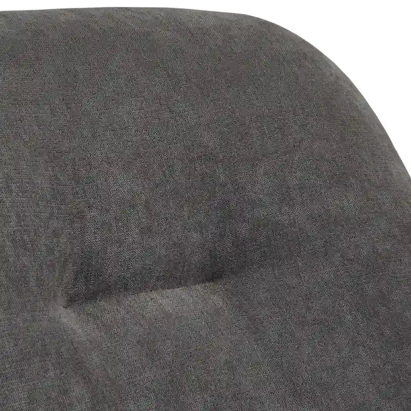 Grey Mid-Century Modern Rocking Chair - Single Seat