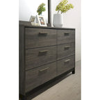 Grey Wood Queen Bedroom Set - 5 Piece