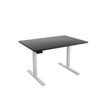 Adjustable Height Standing Desk - Espresso/White/Gray - Single User