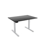 Adjustable Height Standing Desk - Espresso/White/Gray - Single User