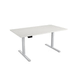 Adjustable Height Standing Desk - Espresso/White/Gray - Single User