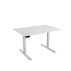 Adjustable Height Standing Desk - Espresso/White/Gray - Single User