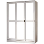 Solid Wood Wardrobe Armoire with Sliding Doors - Multiple Configurations