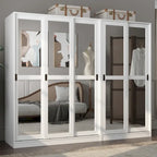 Solid Wood Wardrobe Armoire with Sliding Doors - Multiple Configurations