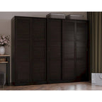 Solid Wood Wardrobe Armoire with Sliding Doors - Multiple Configurations