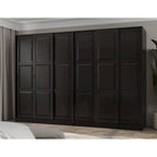 Solid Wood Wardrobe Armoire with Sliding Doors - Multiple Configurations