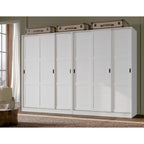 Solid Wood Wardrobe Armoire with Sliding Doors - Multiple Configurations