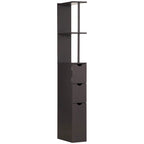 Bathroom Tower Storage Cabinet - 6 W x 13 D x 55.25 H