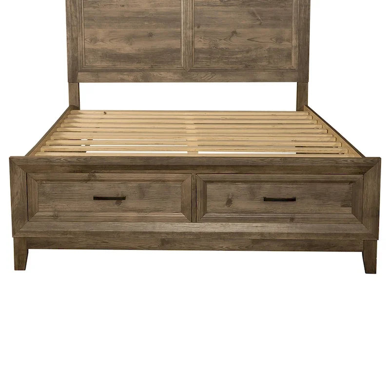 Cobblestone King Storage Bed with Drawers