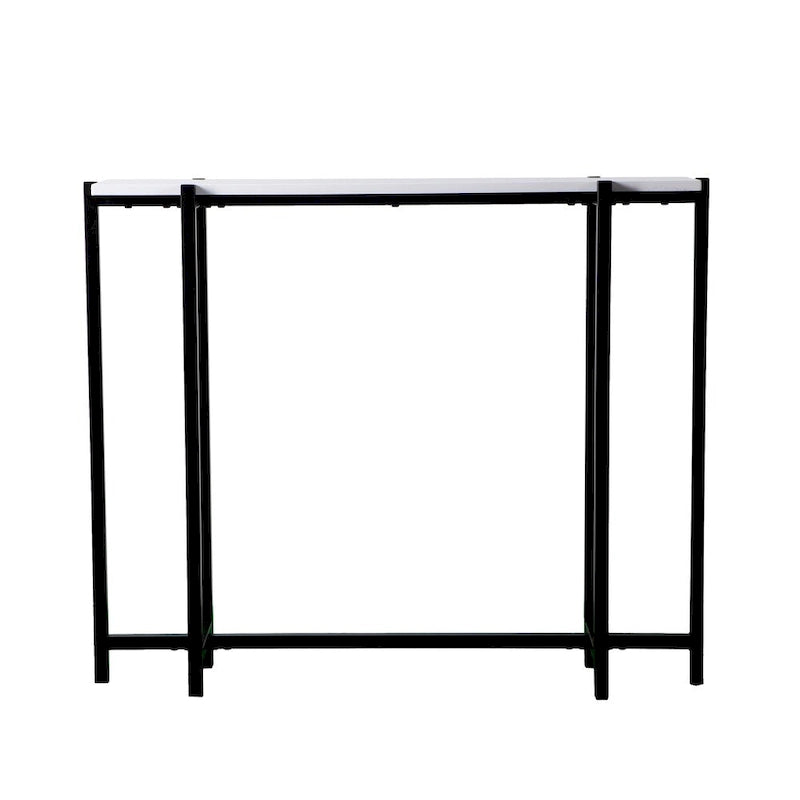Black & White Contemporary Narrow Console Table