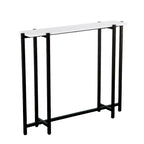 Black & White Contemporary Narrow Console Table