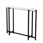 Black & White Contemporary Narrow Console Table