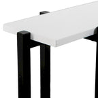 Black & White Contemporary Narrow Console Table