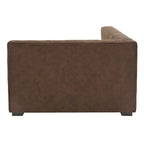 Brown Microfiber Twin Size Lounger