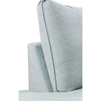 Mist Gray Queen Sleeper Sofa with Rounded Arms