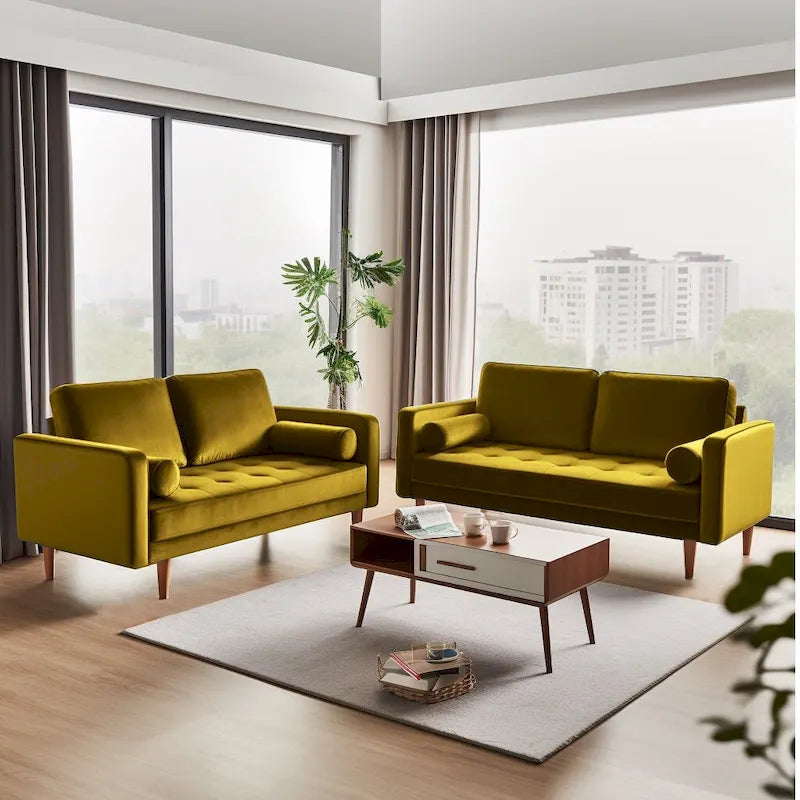 2 - Piece Velvet Living Room Set