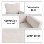 Shakeable high back living room single sofa chair