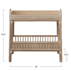 2-Tier Rattan Bar Storage Tray