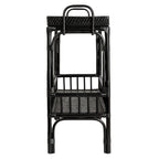 2-Tier Rattan Bar Storage Tray