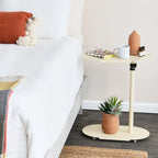Modern Adjustable C-Shaped End Table - 20.0L x 11.0W x 32.0H